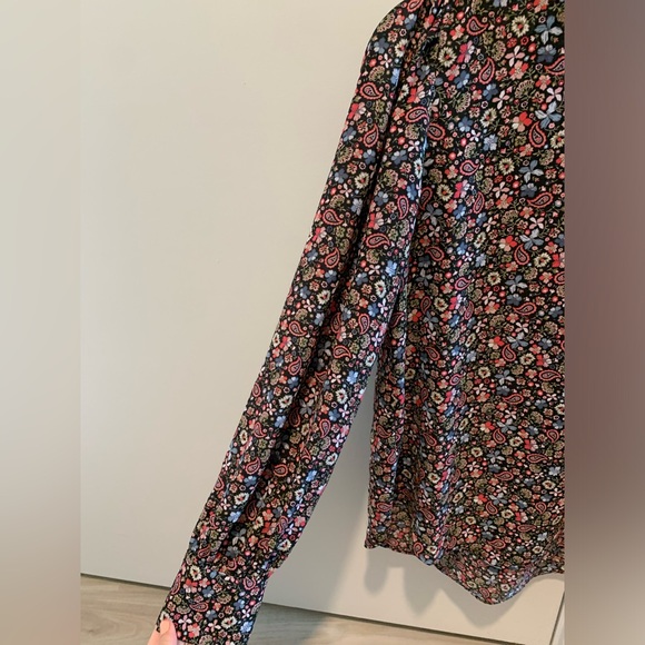 LOFT Paisley Print Blouse - Picture 2 of 5
